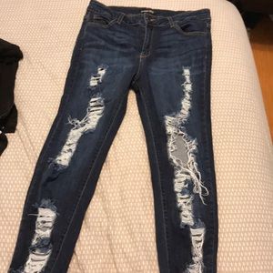 size 13 ripped fashionova jeans